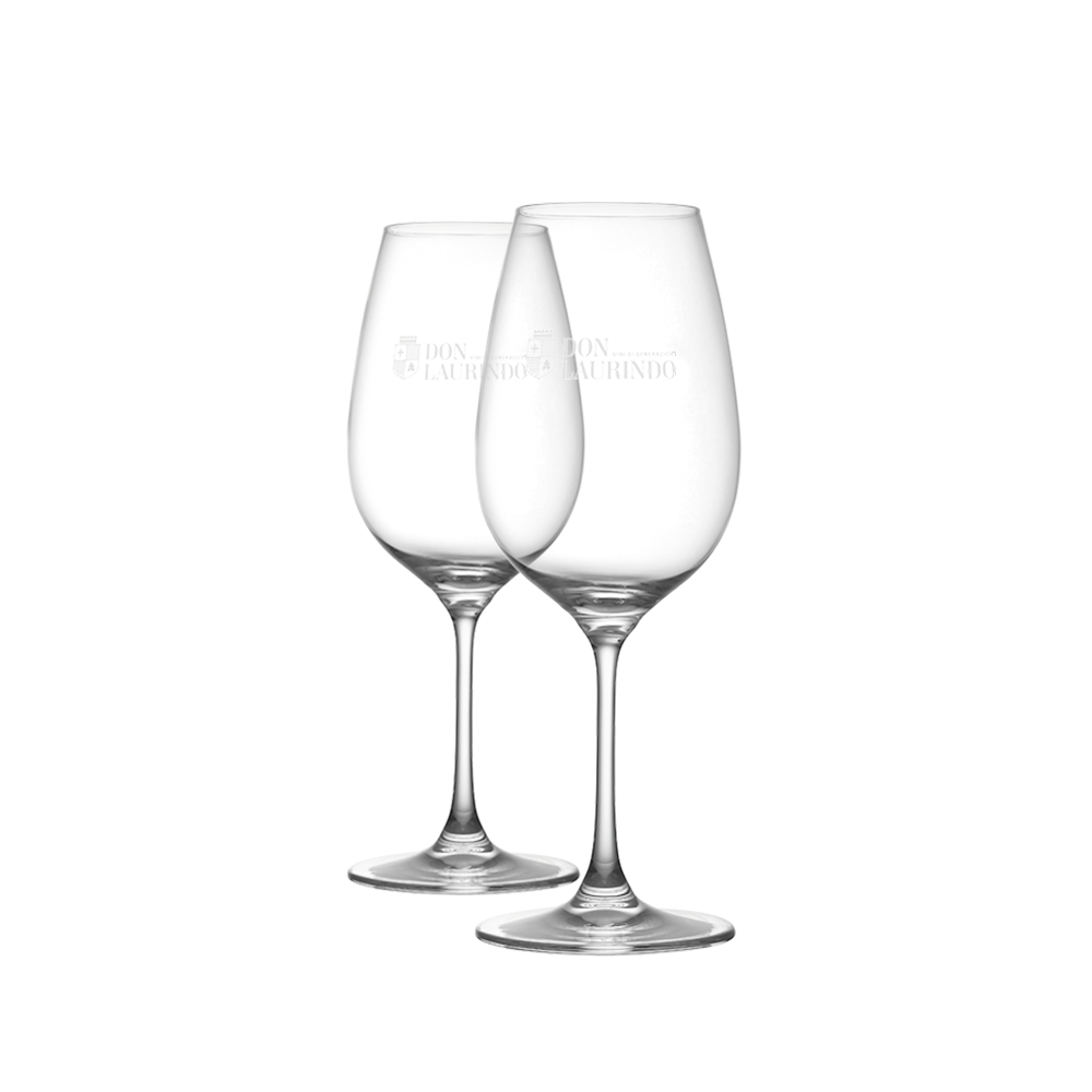 DUAS TAÇAS DE CRISTAL DON LAURINDO